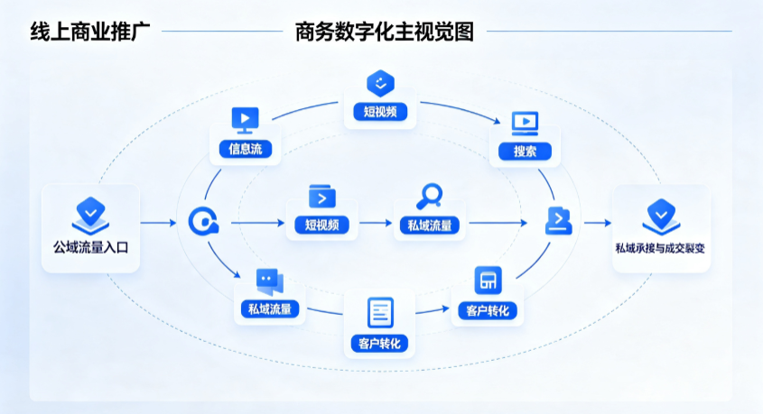 沂南县线上商业推广怎么做？全域流量闭环搭建与低成本转化实战指南